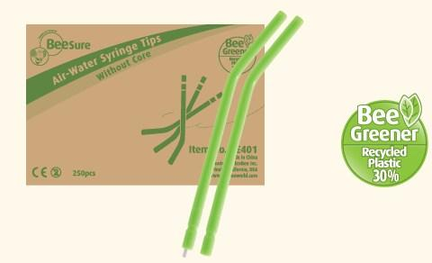 BeeSure Biodegradable Air Water Syringe Tips w/ Core BeeSure Biodegradable Air Water Syringe Tips w/ Core